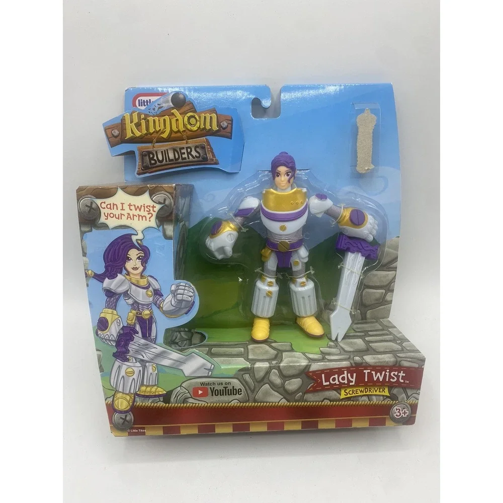 LITTLE TIKES Kingdom‎ Builders LADY TWIST Turns Into A Screwdriver New